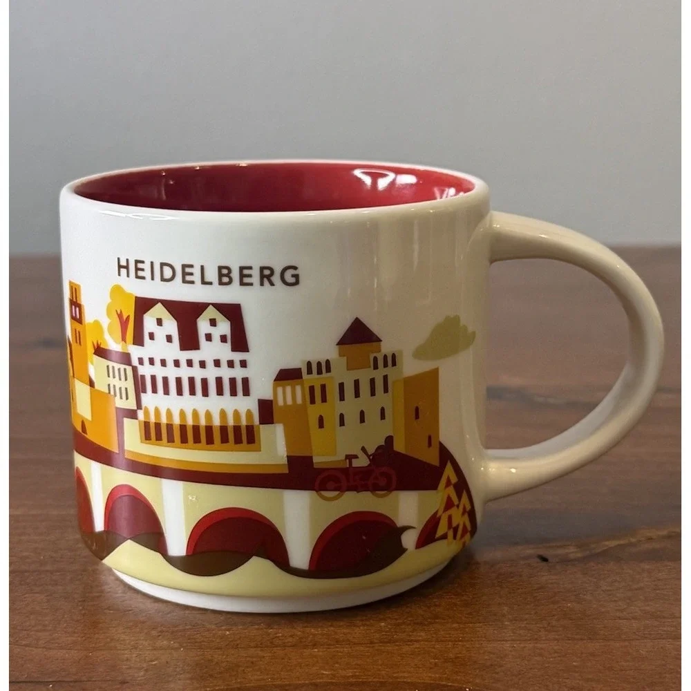 STARBUCKS YOU ARE HERE COFFEE MUG - HEIDELBERG , GERMANY 🇩🇪